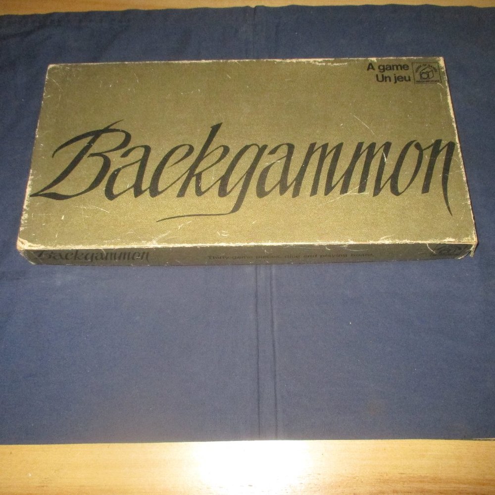 Backgammon Board Game (House of Games classic version 1973) Rare! Vintage